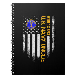 Carnet Drapeau américain vintage Monde meilleur US Navy