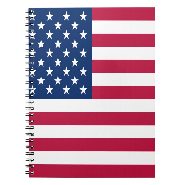 Carnet Drapeau Amérique (Devant)