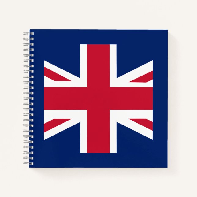 Carnet Drapeau anglais patriotique (Devant)