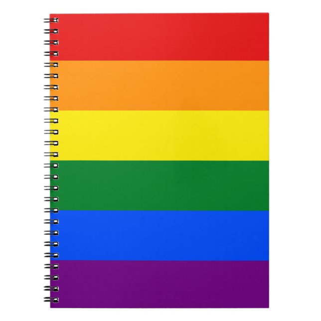 Carnet Drapeau arc-en-ciel (LGBT) (Devant)