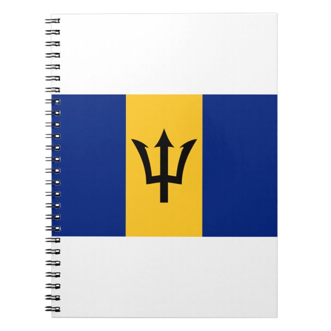 Carnet Drapeau Barbade (Devant)