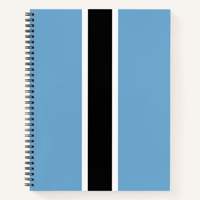 Carnet Drapeau botswanais (Botswana) (Devant)