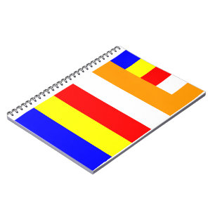 Carnet Drapeau bouddhiste