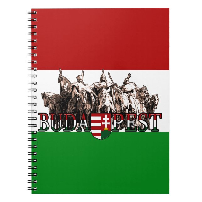Carnet Drapeau Budapest Heroes Hongrie (Devant)