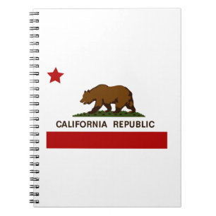Carnet Drapeau californien Patriotique