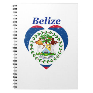Carnet Drapeau cardiaque du Belize