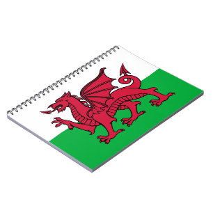 Carnet Drapeau celtique du Dragon rouge du Pays de Galles
