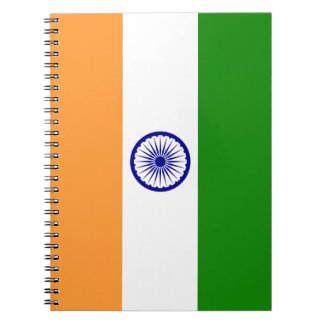 Carnet Drapeau coloré de l'Inde