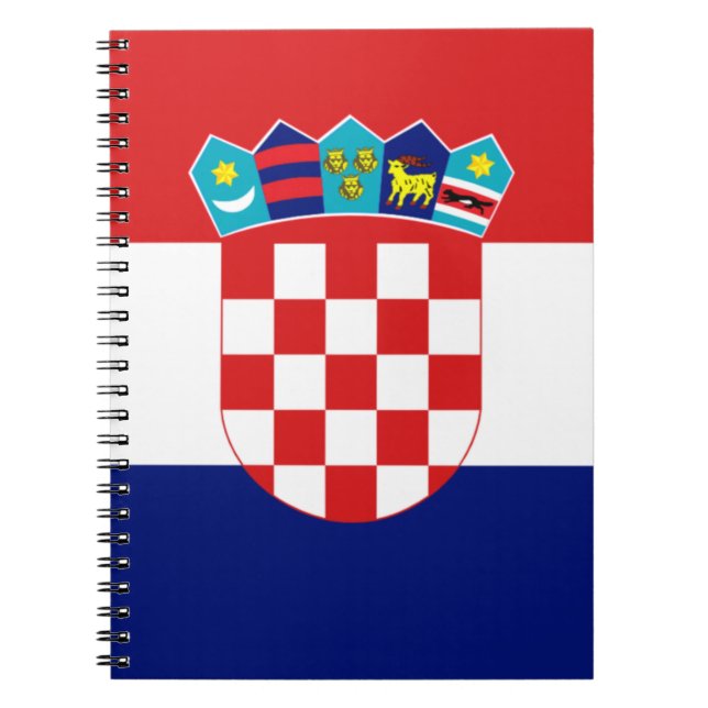 Carnet Drapeau croate - Trobojnica (Devant)