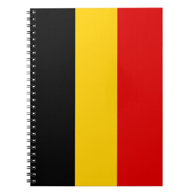 Carnet Drapeau de Belgique (Devant)