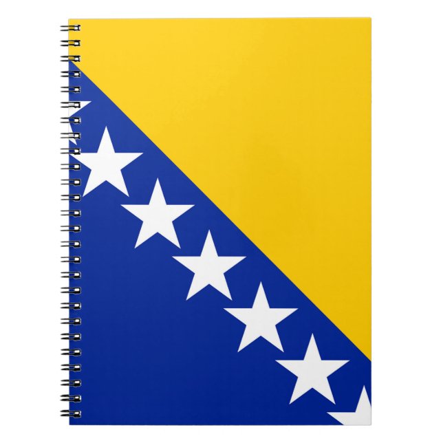 Carnet Drapeau de Bosnie-Herzégovine (Devant)