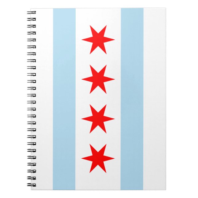 Carnet Drapeau de Chicago (Devant)