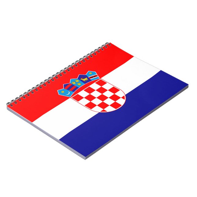 Carnet Drapeau de Croatie (Côté gauche)