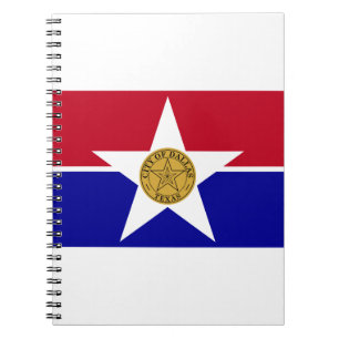Carnet Drapeau de Dallas Texas