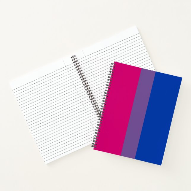 Carnet Drapeau de fierté bisexuel (Intérieur)