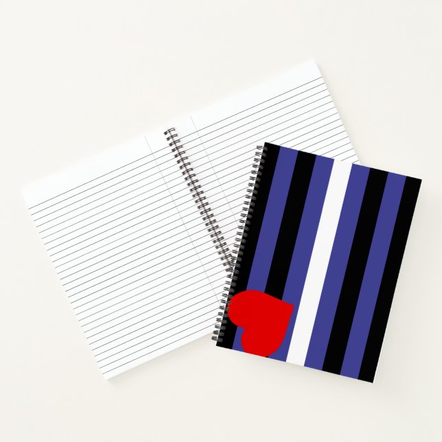 Carnet Drapeau de fierté cuir (Intérieur)