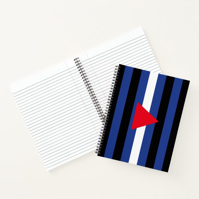 Carnet Drapeau de fierté cuir queer (Intérieur)