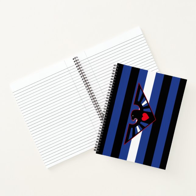 Carnet Drapeau de fierté d'aigle en cuir (Intérieur)