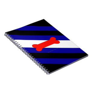 Carnet Drapeau de fierté de jeu de chiots de SlipperyJoe