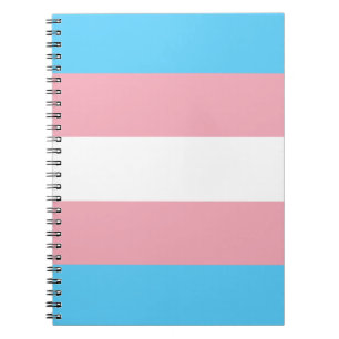 Carnet Drapeau de fierté de transsexuel - arc-en-ciel de