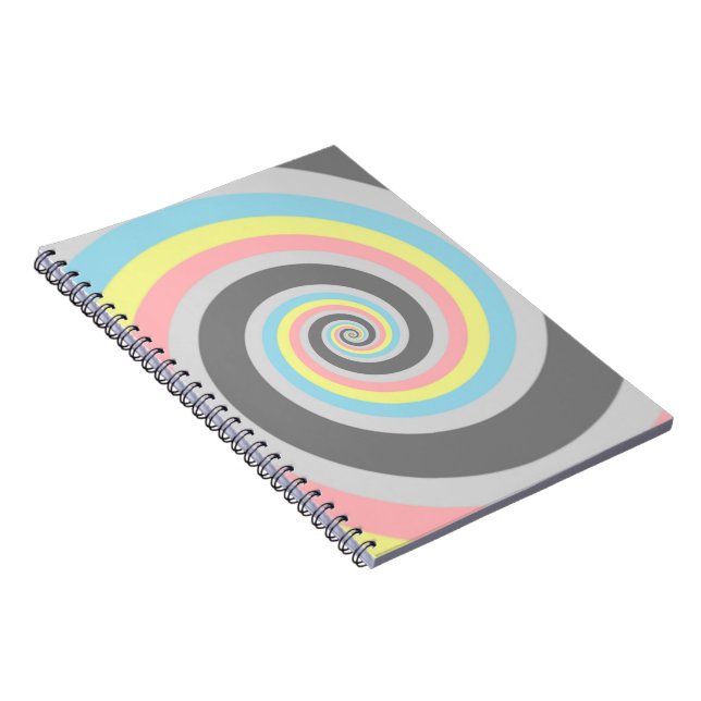 Carnet Drapeau de fierté Demiflux Spirale Abstraite Tripa (Côté Droit)