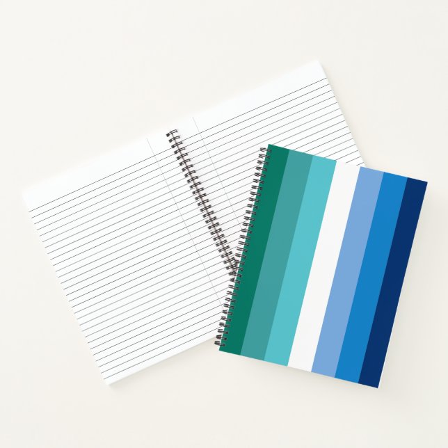 Carnet Drapeau de fierté gay masculin (Intérieur)