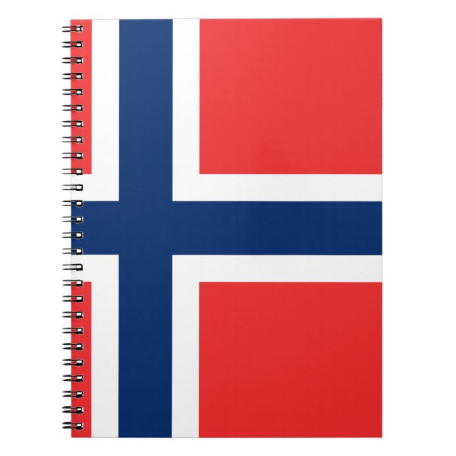 Carnet Drapeau de flagg de la Norvège - du Norges - (Devant)