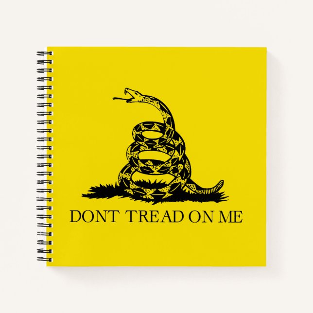 Carnet Drapeau de Gadsden à serpent à sonnette : Combat,  (Devant)