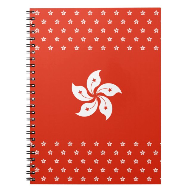Carnet Drapeau de Hong Kong (Devant)
