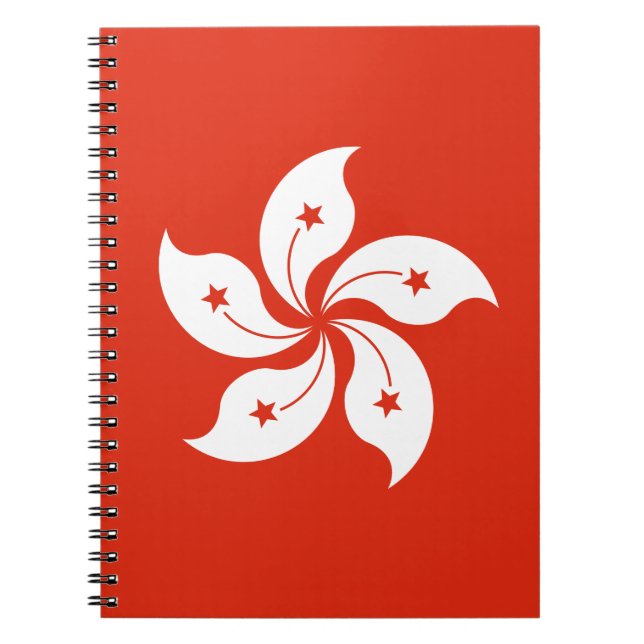 Carnet Drapeau de Hong Kong (Devant)