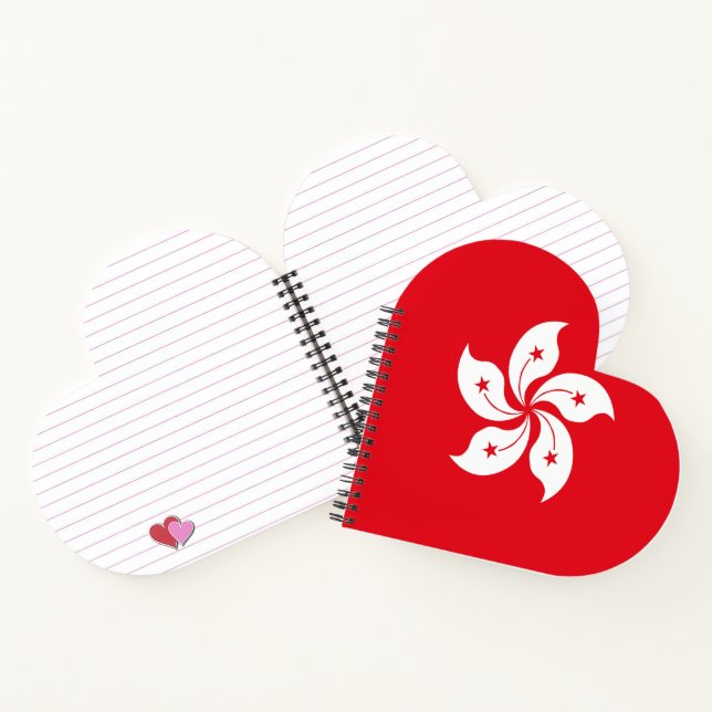 Carnet Drapeau de Hong Kong (Intérieur)