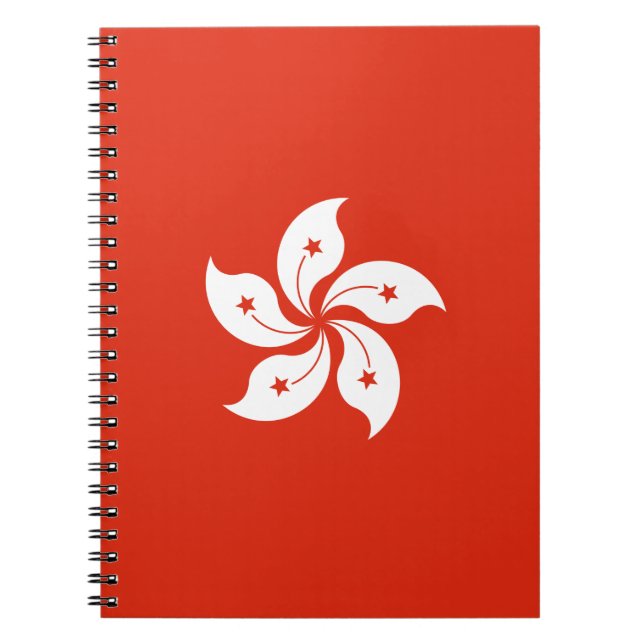 Carnet Drapeau de Hong Kong (Devant)