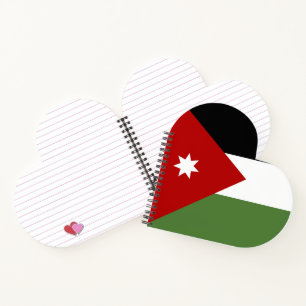 Carnet Drapeau de Jordanie