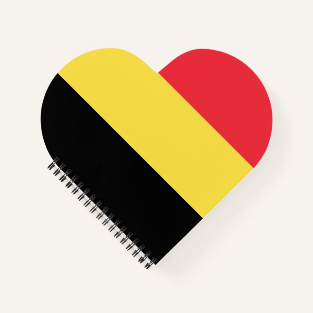 Carnet Drapeau de la Belgique (Devant)