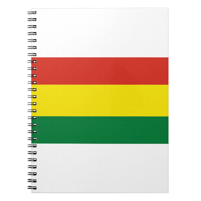 Carnet Drapeau de la Bolivie (Devant)