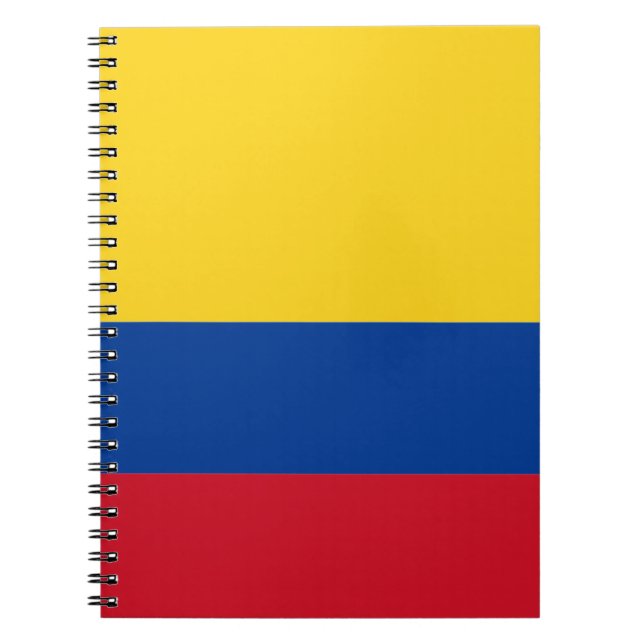 Carnet Drapeau de la Colombie (Devant)