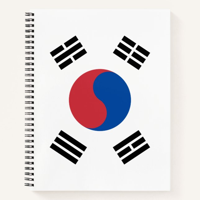 Carnet Drapeau de la Corée du Sud (ROK) (Devant)