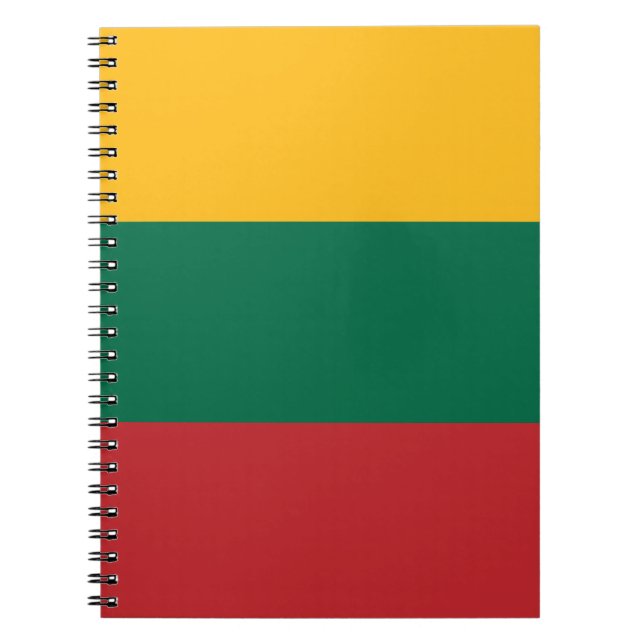 Carnet Drapeau de la Lituanie (Devant)