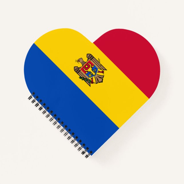 Carnet Drapeau de la Moldavie (Devant)