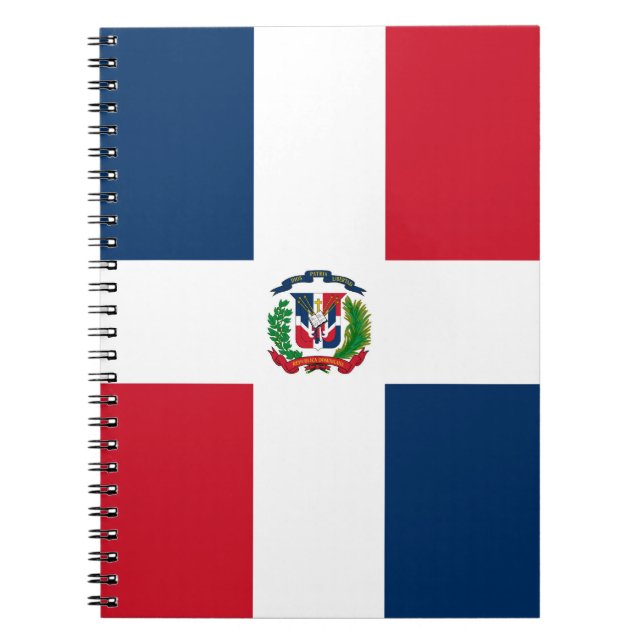 Carnet Drapeau de la République Dominicaine (Devant)