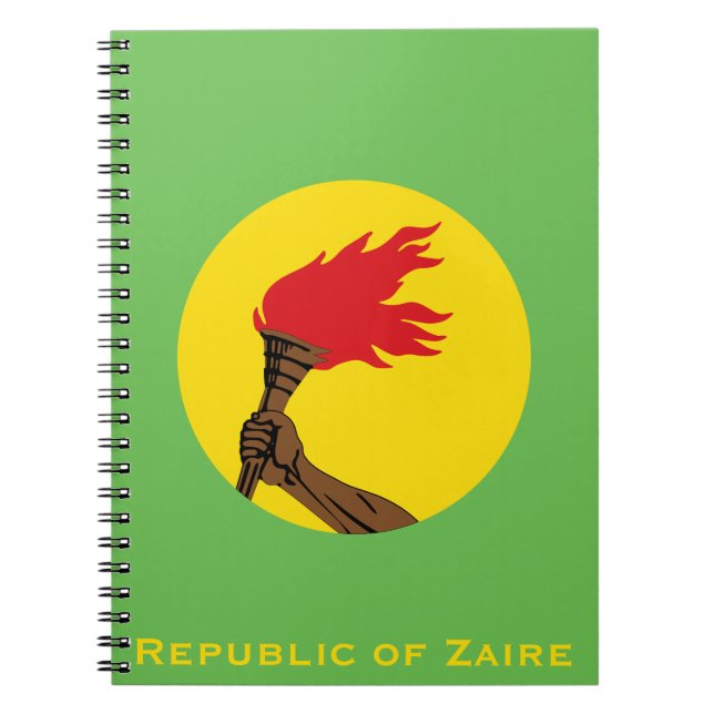 Carnet Drapeau de la République du Zaïre (Devant)