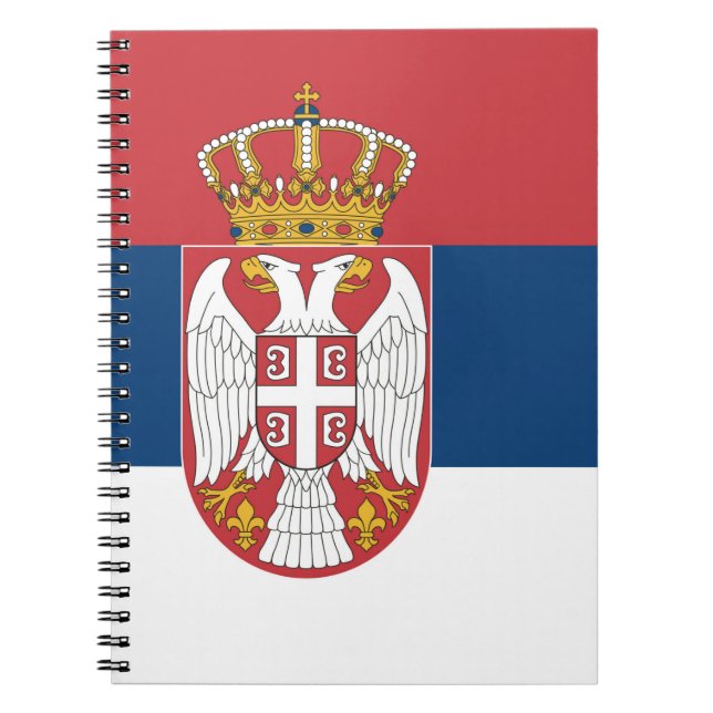 Carnet Drapeau de la Serbie (Devant)