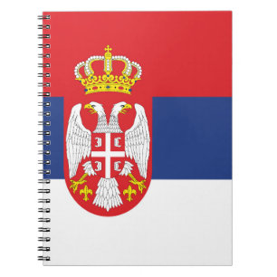 Carnet drapeau de la Serbie