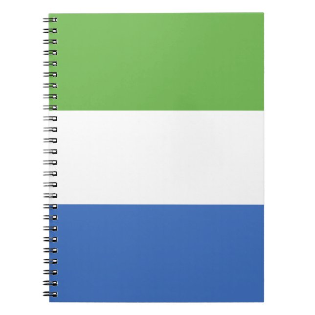 Carnet drapeau de la Sierra Leone (Devant)