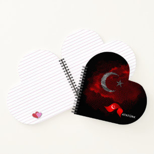 Carnet Drapeau de la Turquie