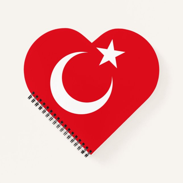 Carnet Drapeau de la Turquie (Devant)