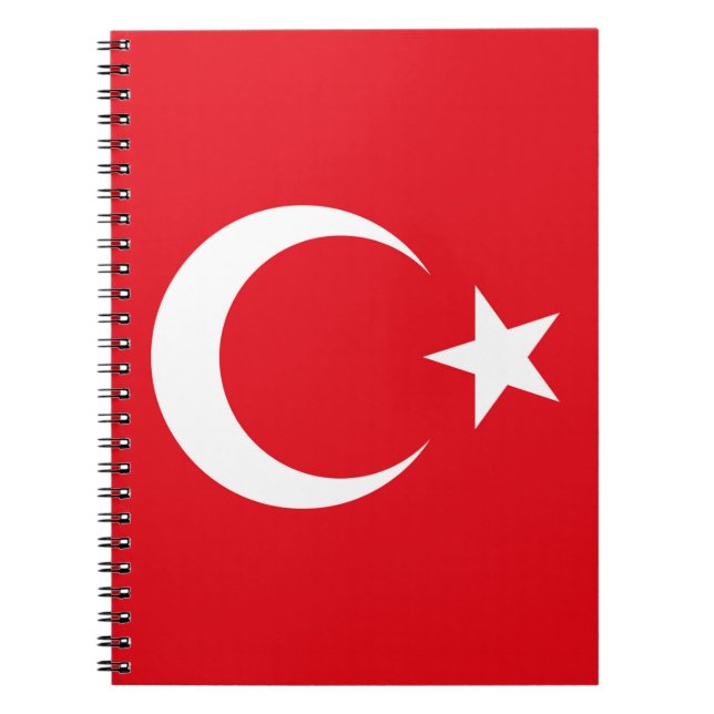 Carnet Drapeau de la Turquie (Devant)