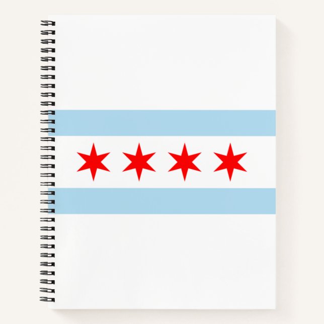 Carnet Drapeau de la ville de Chicago (Illinois) (Devant)