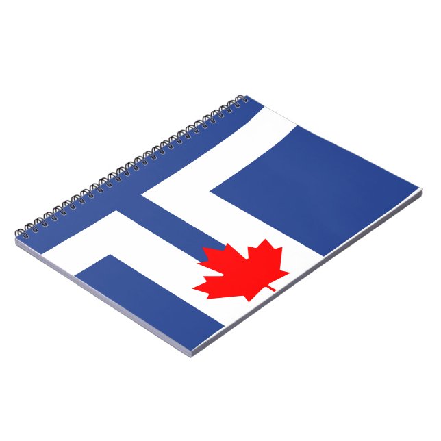 Carnet Drapeau de la ville de Toronto (Canada) (Côté gauche)