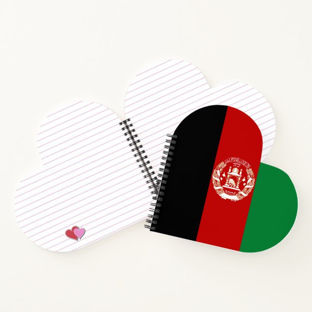 Carnet Drapeau de l'Afghanistan (Intérieur)